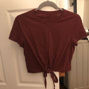 Lululemon Cropped Time to Restore T-shirt